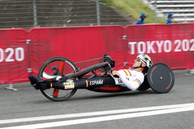 Luis Miguel García-Marquína, en los Juegos Paralímpicos de Tokio 2020.