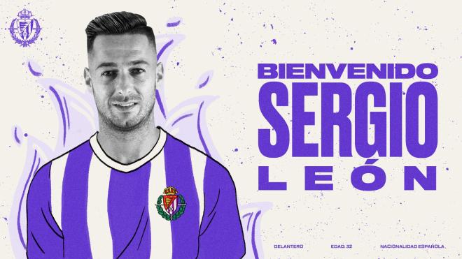 Sergio León, nuevo jugador del Real Valladolid.