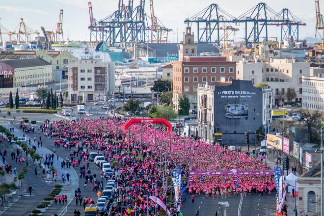 Vuelve la Carrera de la Mujer a València con 4.000 corredoras