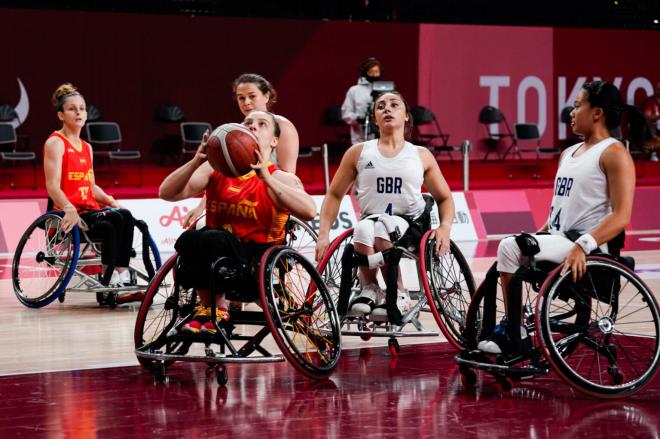 España-Gran Bretaña de baloncesto en silla femenino en los Juegos Paralímpicos de Tokio 2020.