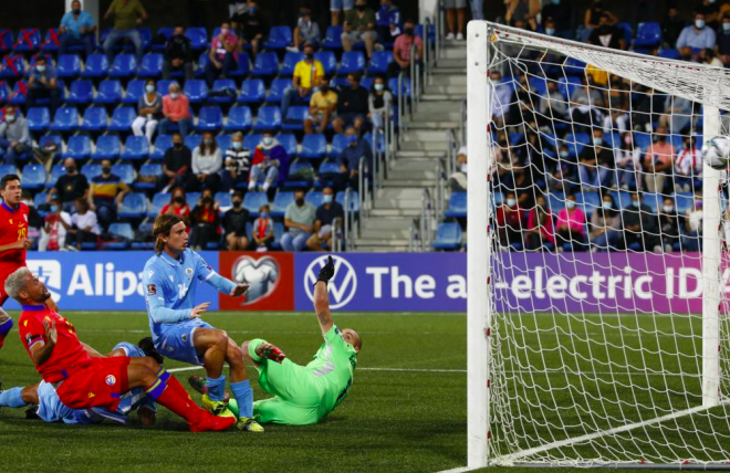 Marc Vales anota uno de sus goles con Andorra (Foto: FAF).