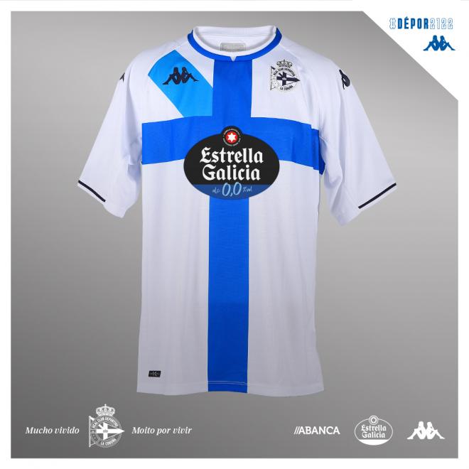 La nueva camiseta del Dépor (Foto: RC Deportivo).