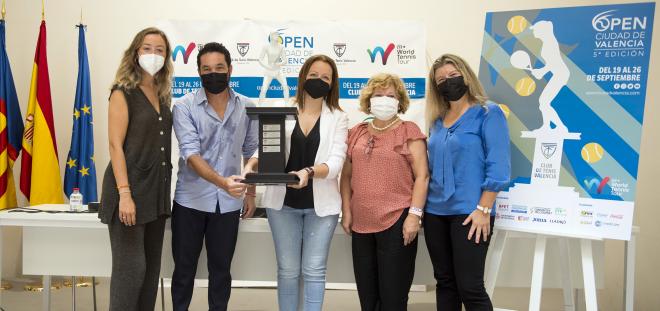 La Diputació presenta el Open Ciudad de Valencia de tenis femenino que estrena categoría