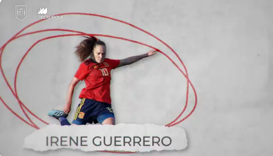 Irene Guerrero convocada con la Selección Española.