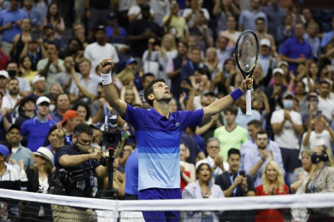 Victoria de Djokovic ante Brooksby en el US Open (FOTO: EFE).