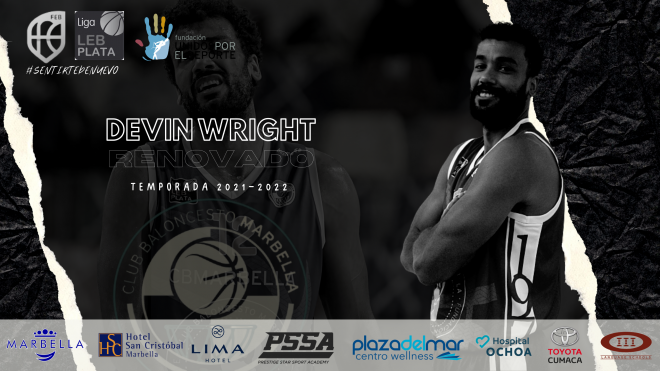 Devin Wright renueva con el CB Marbella.