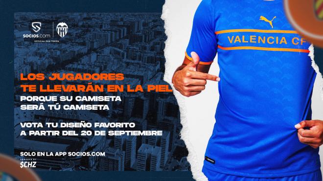 Camiseta del Valencia, primera propuesta