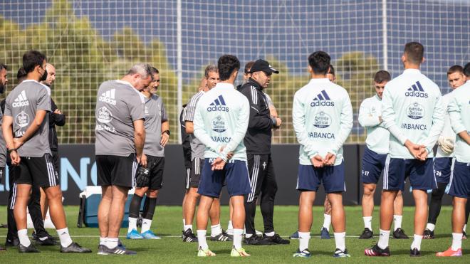 Entrenamiento del Celta en Afouteza (Foto: RCCV).