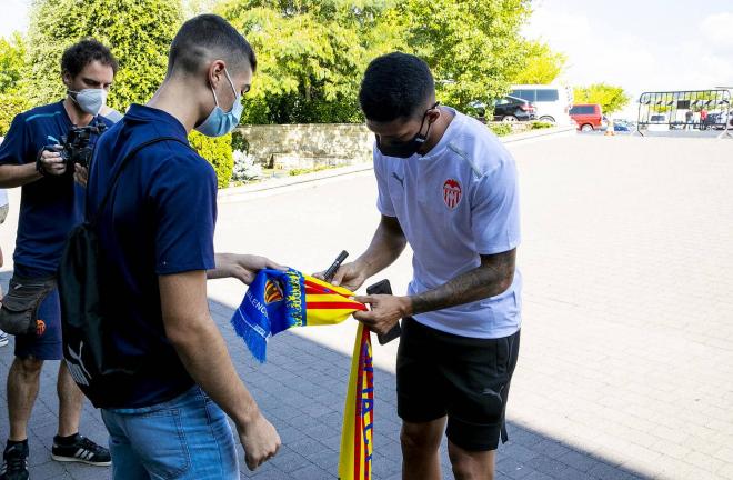 Los aficionados también vuelven a los hoteles del Valencia CF