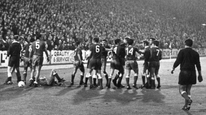 Momento del partido entre el Aberdeen y el Celta (Foto: Aberdeen FC).
