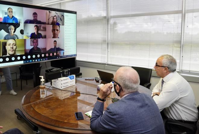 Encuentro entre Alejandro Blanco y los deportistas olímpicos del Proyecto FER