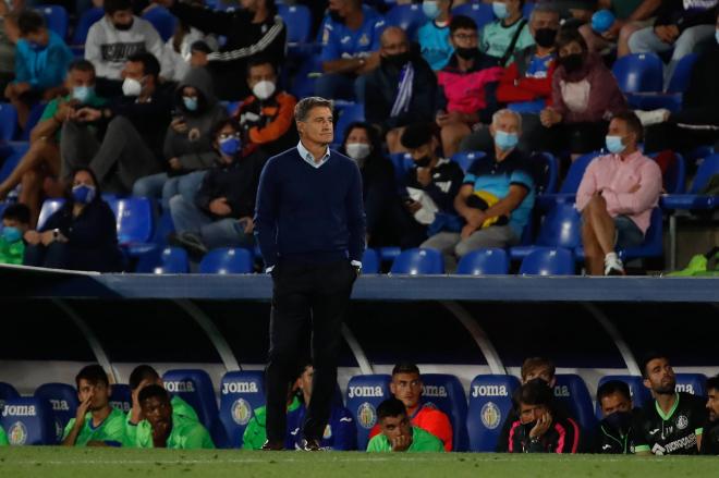 Míchel González, en un partido de esta temporada del Getafe (Foto: Cordon Press).