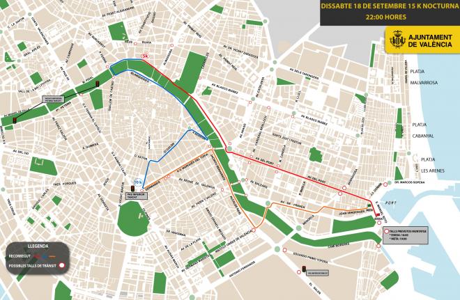 7.000 corredores participarán este sábado en la 15K Nocturna València Banco Mediolanum