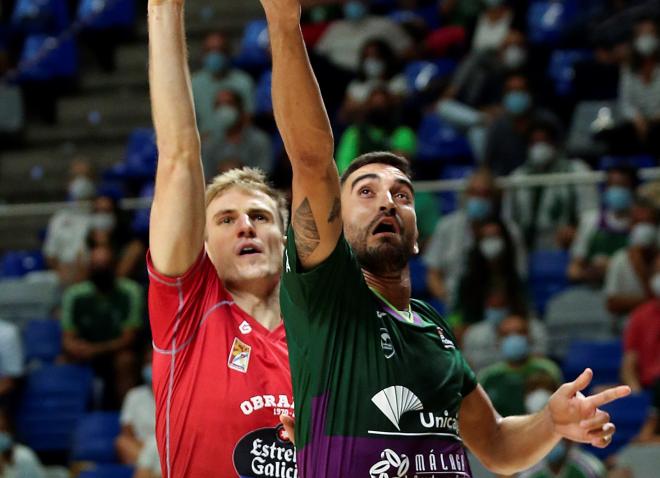 Jaime Fernández, en el Unicaja-Obradoiro de la Liga ACB.