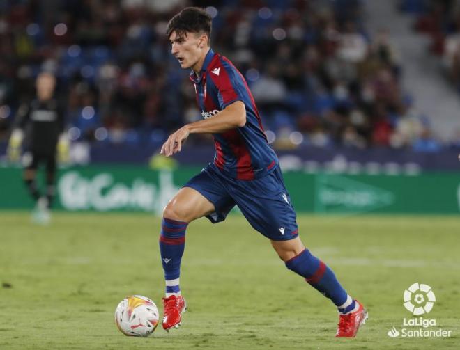 Pepelu, durante el Levante-Celta (Foto: LaLiga).