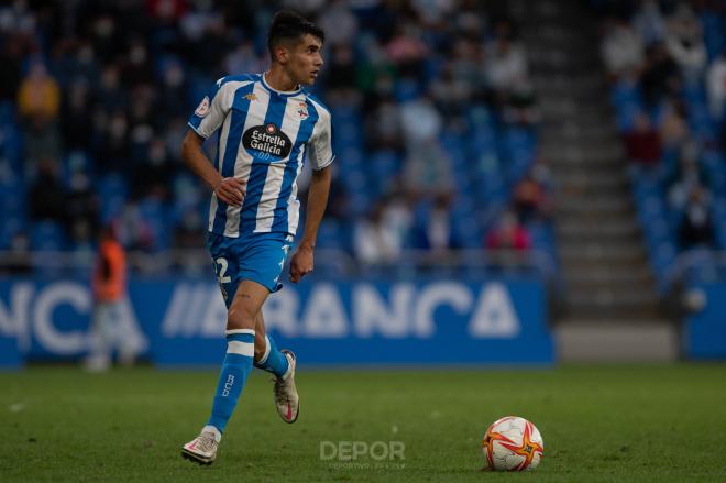 Diego Villares, centrocampista del Deportivo (Foto: RCD).