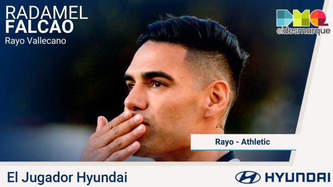 Falcao, Hyundai del Athletic-Rayo.