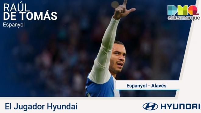 Raúl de Tomás, Hyundai del Espanyol-Alavés.