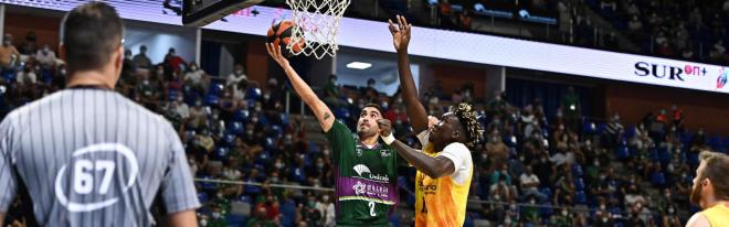 Un lance del Unicaja-Gran Canaria (Foto: Unicaja).