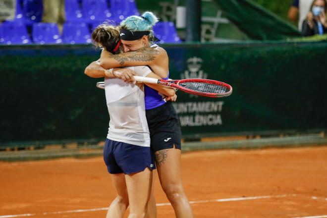 Aliona Bolsova y Andrea Gámiz, campeonas en dobles en el Open Ciudad de Valencia