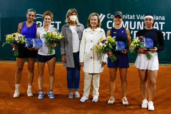 Aliona Bolsova y Andrea Gámiz, campeonas en dobles en el Open Ciudad de Valencia