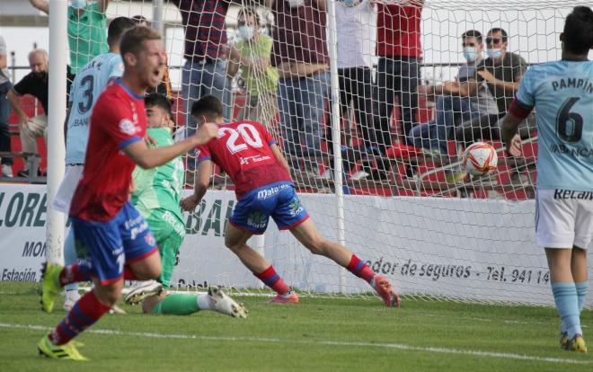 Gol de Jorge Martínez Losa (Foto: CD Calahorra).