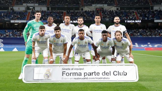 Once del Real Madrid ante el Villarreal (Foto: RMCF).