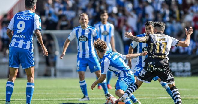 Lance del Unionistas-Dépor (Foto: RC Deportivo).