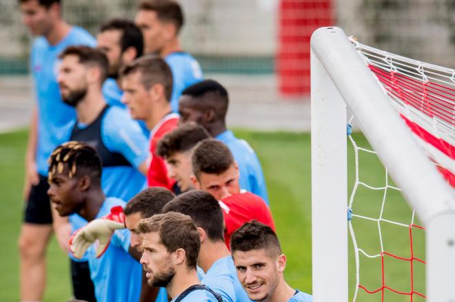 Los Leones de Marcelino trabajando en Lezama (Foto: Athletic Club).