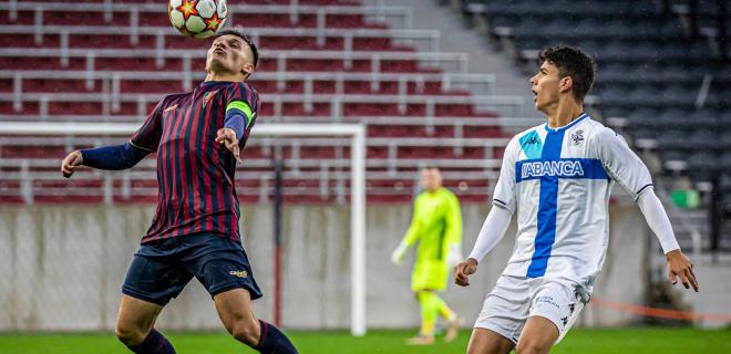 Lance del partido entre el Pogon Szczecin y el Dépor (Foto:RCD).