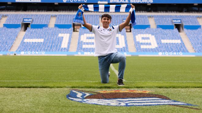 Jonathan Gómez, nuevo jugador para el Sanse (Foto: Real Sociedad).