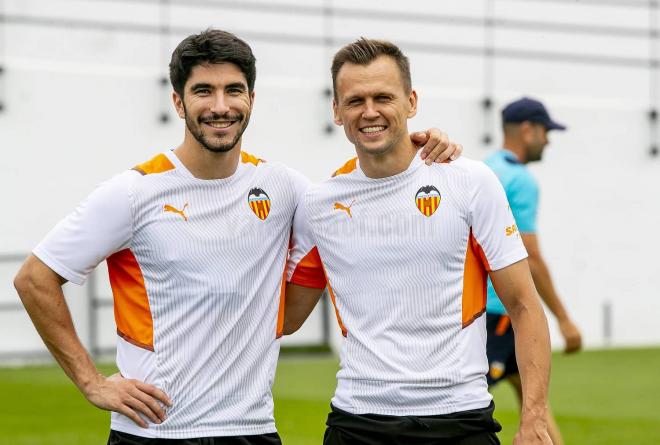 Soler y Cheryshev (Foto: Valencia CF)