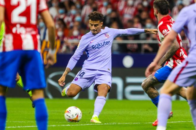 Coutinho, ante el Atleti (Foto: FCB).