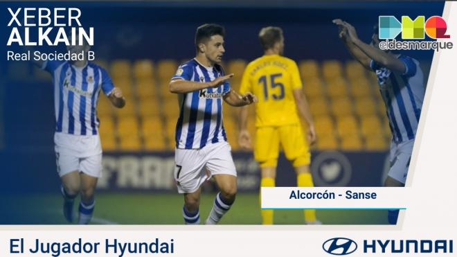 Xeber Alkain, Jugador Hyundai del Alcorcón-Sanse