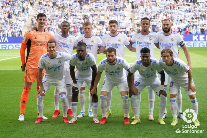 El once del Real Madrid ante el Espanyol (Foto: LaLiga).