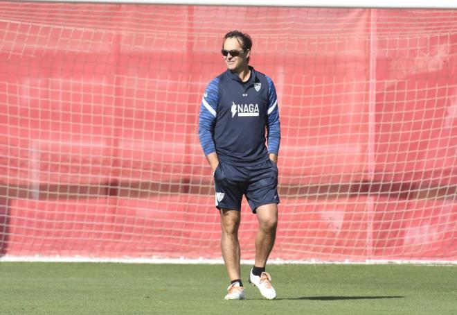 Julen Lopetegui, entrenador del Sevilla (foto: Kiko Hurtado).