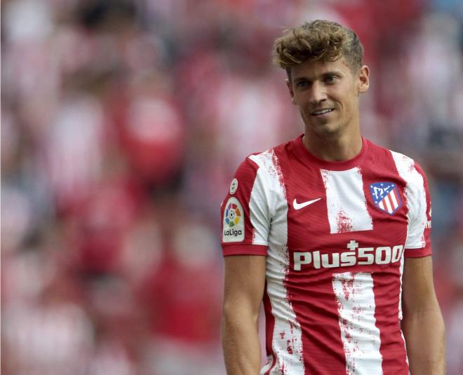 Marcos Llorente, en un partido del Atlético de Madrid (Foto: Cordon Press).