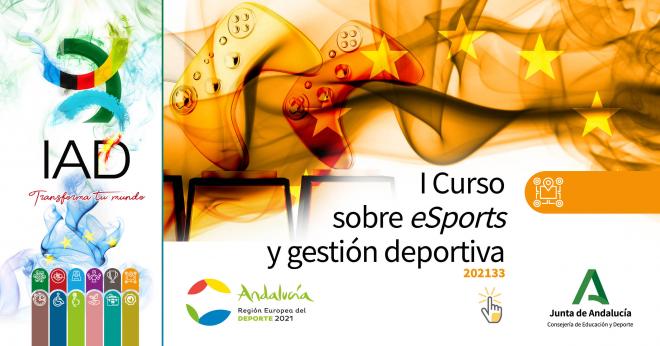 Programa del curso sobre 'eSports' del IAD de la Junta de Andalucía.