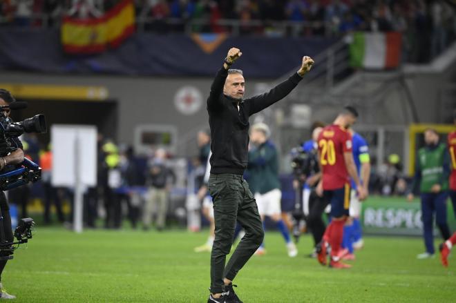 Luis Enrique, tras el España-Italia de la semifinal de la Nations League (Foto: Cordon Press).