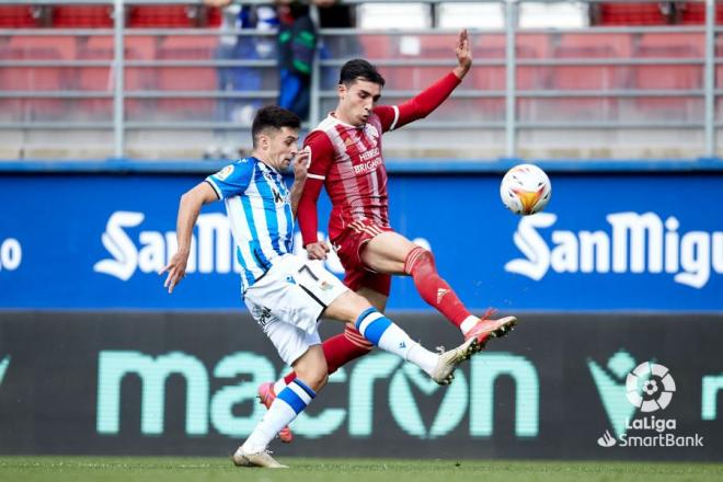 Xeber Alkain logró el gol del empate del Sanse ante la Ponferradina (Foto: LaLiga).