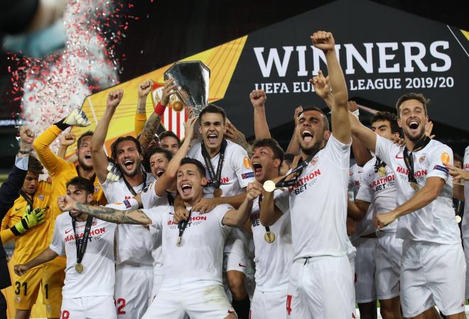 El Sevilla, campeón de la Europa League 2019/20 (Foto: CordonPress).