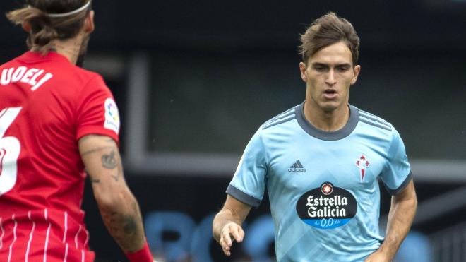 Denis Suárez, durante el Celta-Sevilla (Foto: LaLiga).