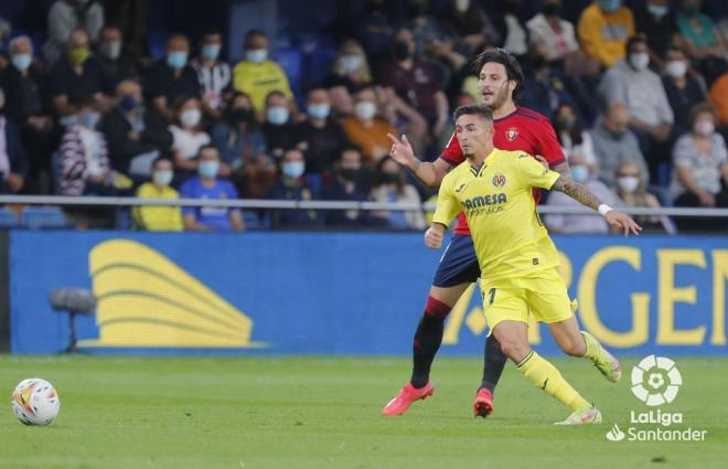 Yeremi Pino, en el Villarreal-Osasuna (Foto: LaLiga).