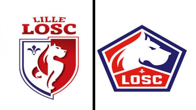 Los dos últimos escudos del Lille.