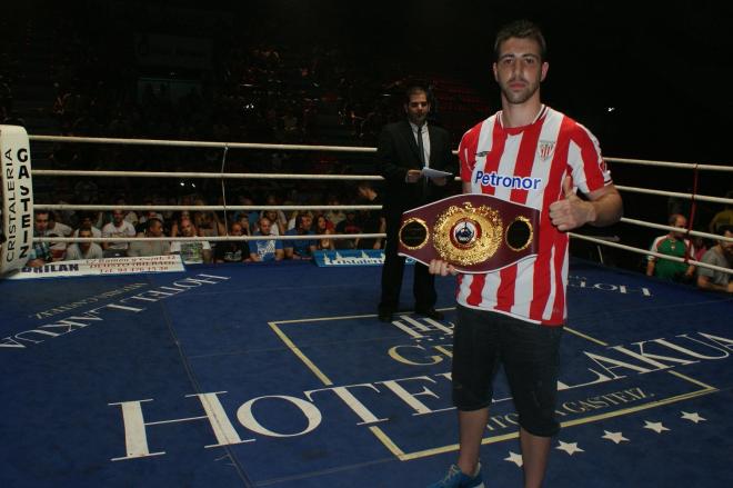 El boxeador catalán Sandor Martín es un gran seguidor del Athletic Club.