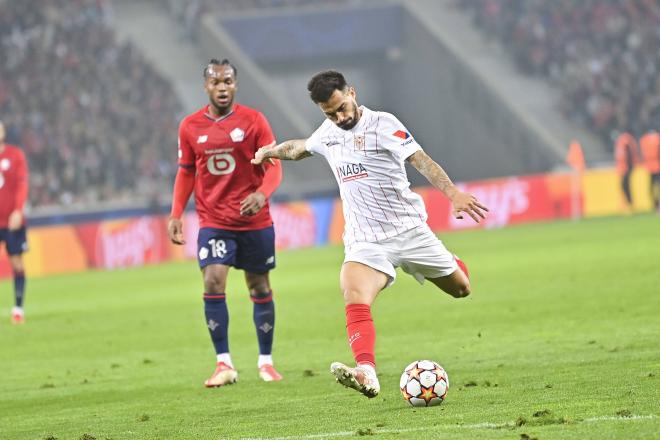 Suso, en el Lille-Sevilla (Foto: Cordon Press).