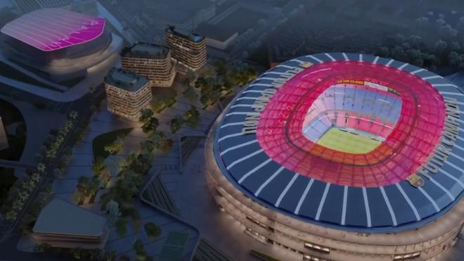 Imagen del posible Camp Nou del futuro.