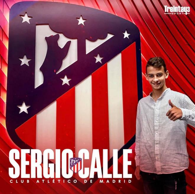 Sergio Calle, canterano del Atleti.