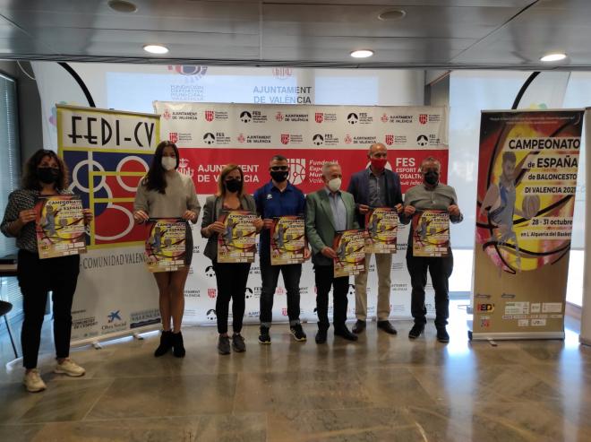 València acogerá el Campeonato de España de Baloncesto para personas con diversidad funcional e