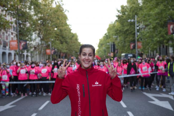Carolina Marín, en la Carrera de la Mujer.